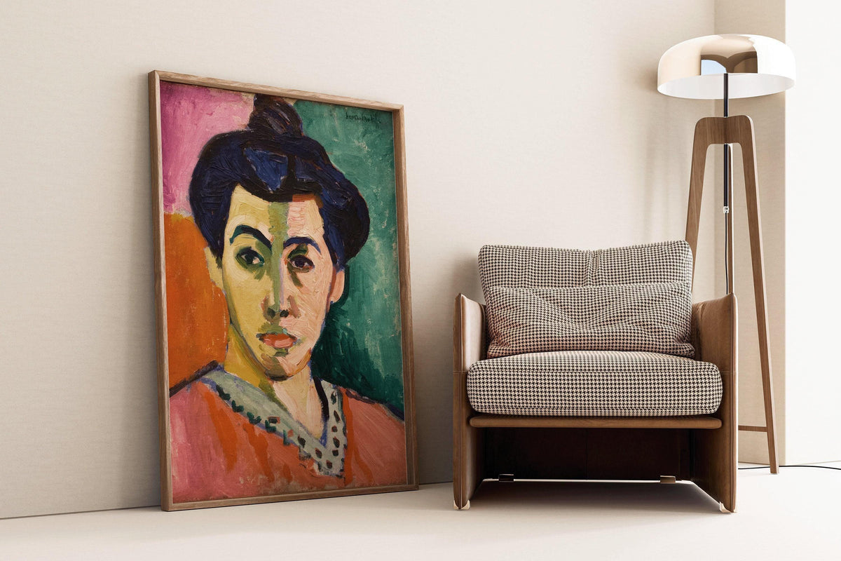 Henri Matisse - The Green Stripe | Famous Art Madame Matisse (available handframed or unframed)