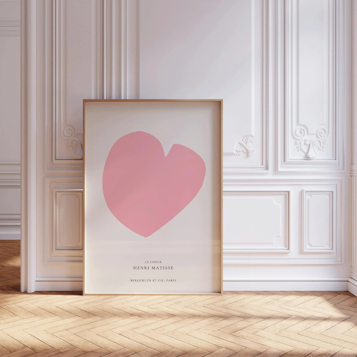 Henri Matisse 'The Heart' Giclee Art Print: Mid-Century Modern Pink