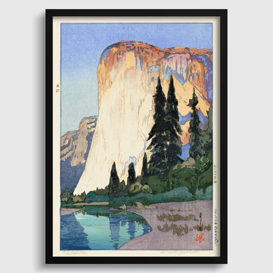 Hiroshi Yoshida - Estampe Giclée El Capitan : Art d'estampe japonaise vintage