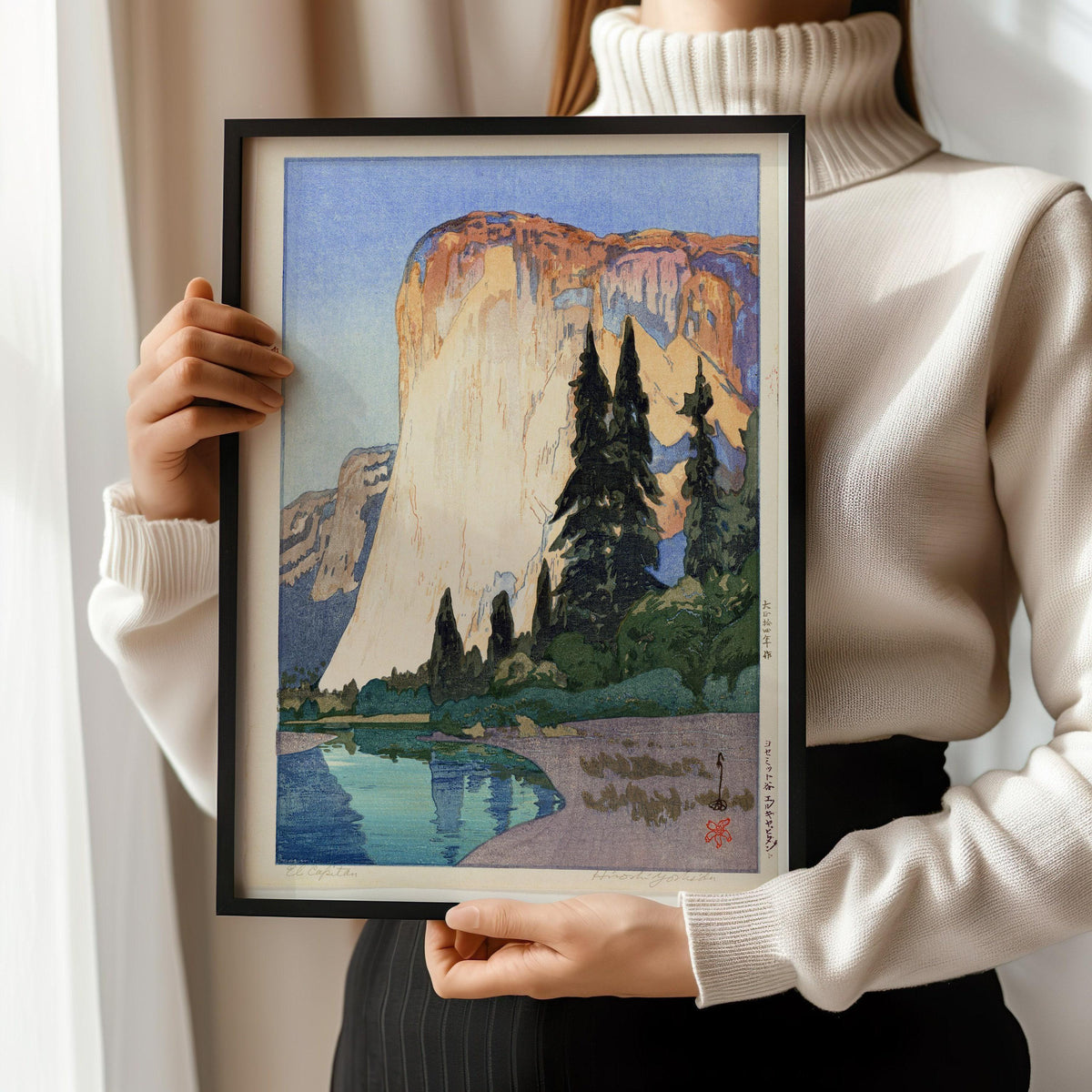 Hiroshi Yoshida - Estampe Giclée El Capitan : Art d'estampe japonaise vintage