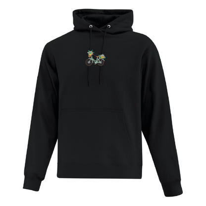 Hoodie Floral Bike brodé