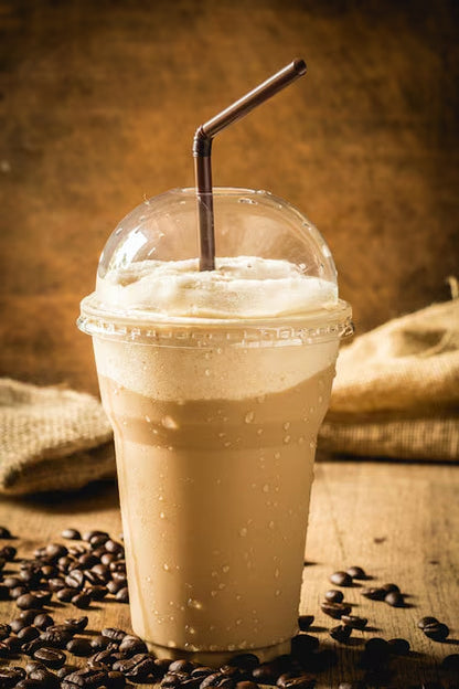 Cappuccino (Iced Capp, Iced Cappuccino, Iced Coffee) 4 in 1 Bubble Tea / Latte and Frappe Mix - Multi-Use Powdered Beverage Mix - Ships Free Within Canada on Orders Above CAD $199