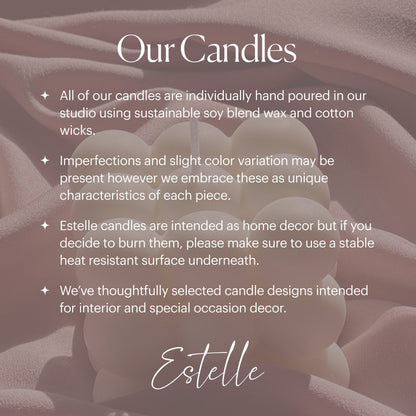 Palm Leaf Soy Candle | Sculptural Home Decor