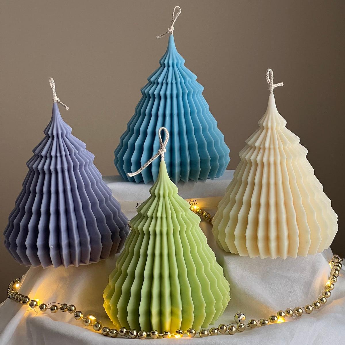 Large Origami Christmas Tree Candle | Hand Poured Soy Wax
