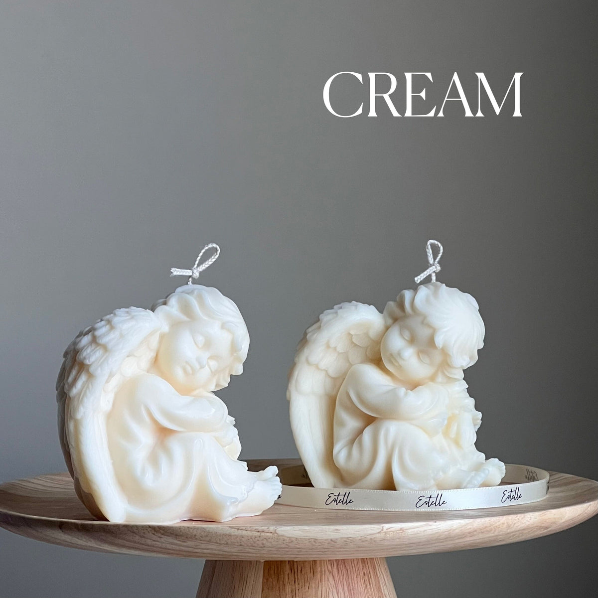 Sculptural Angel Soy Wax Candle | Home Decor