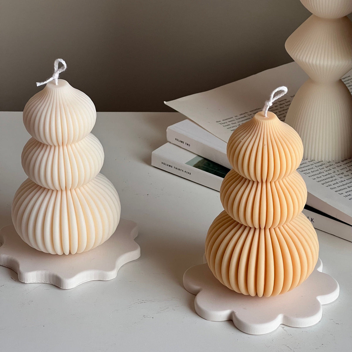 Shaped Jesmonite Trinket Tray: Scandi Home Decor
