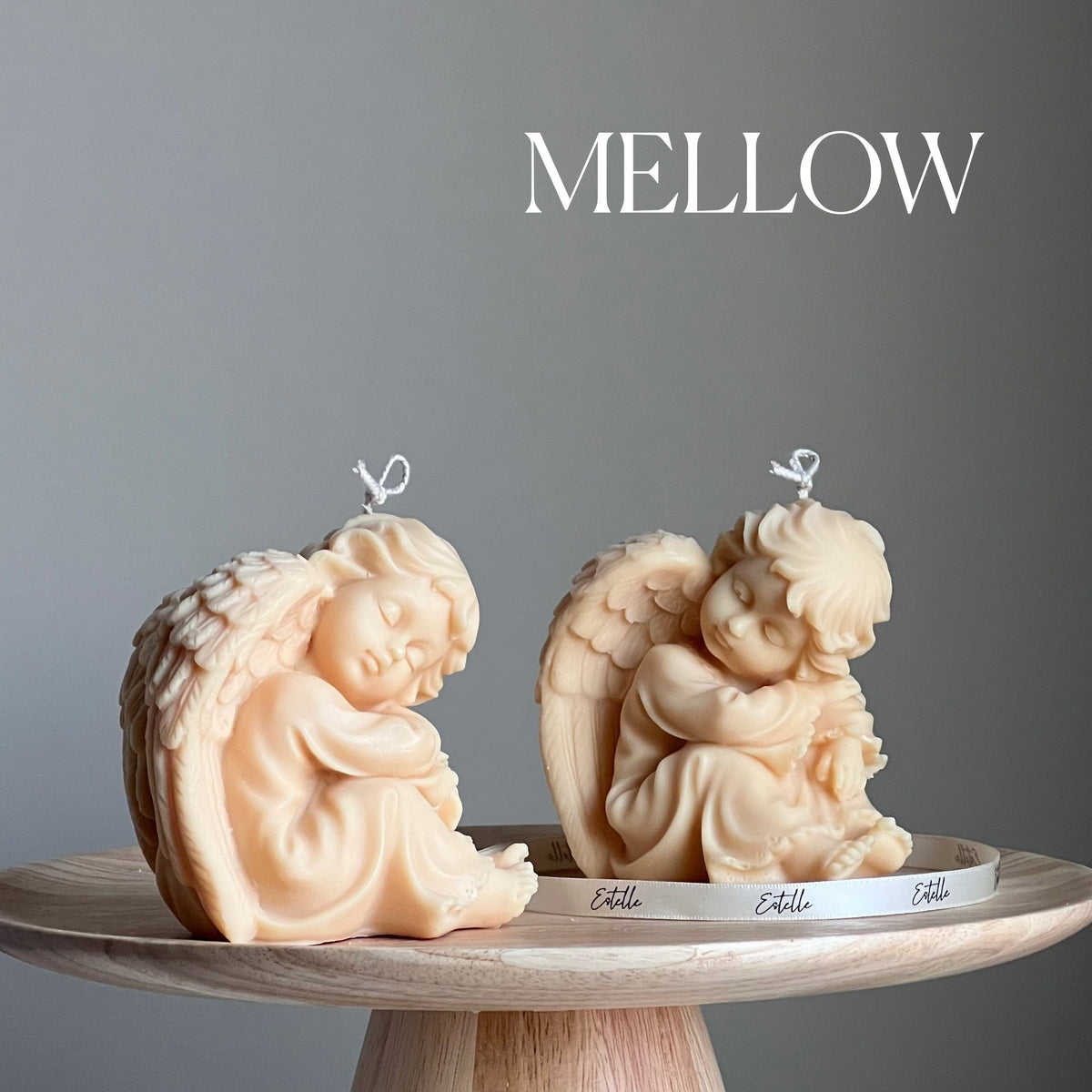 Sculptural Angel Soy Wax Candle | Home Decor