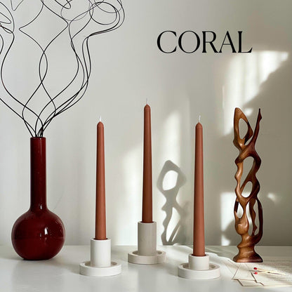 Soy Wax Taper Candle: Bulk Unscented Classic Candles, Event Decor