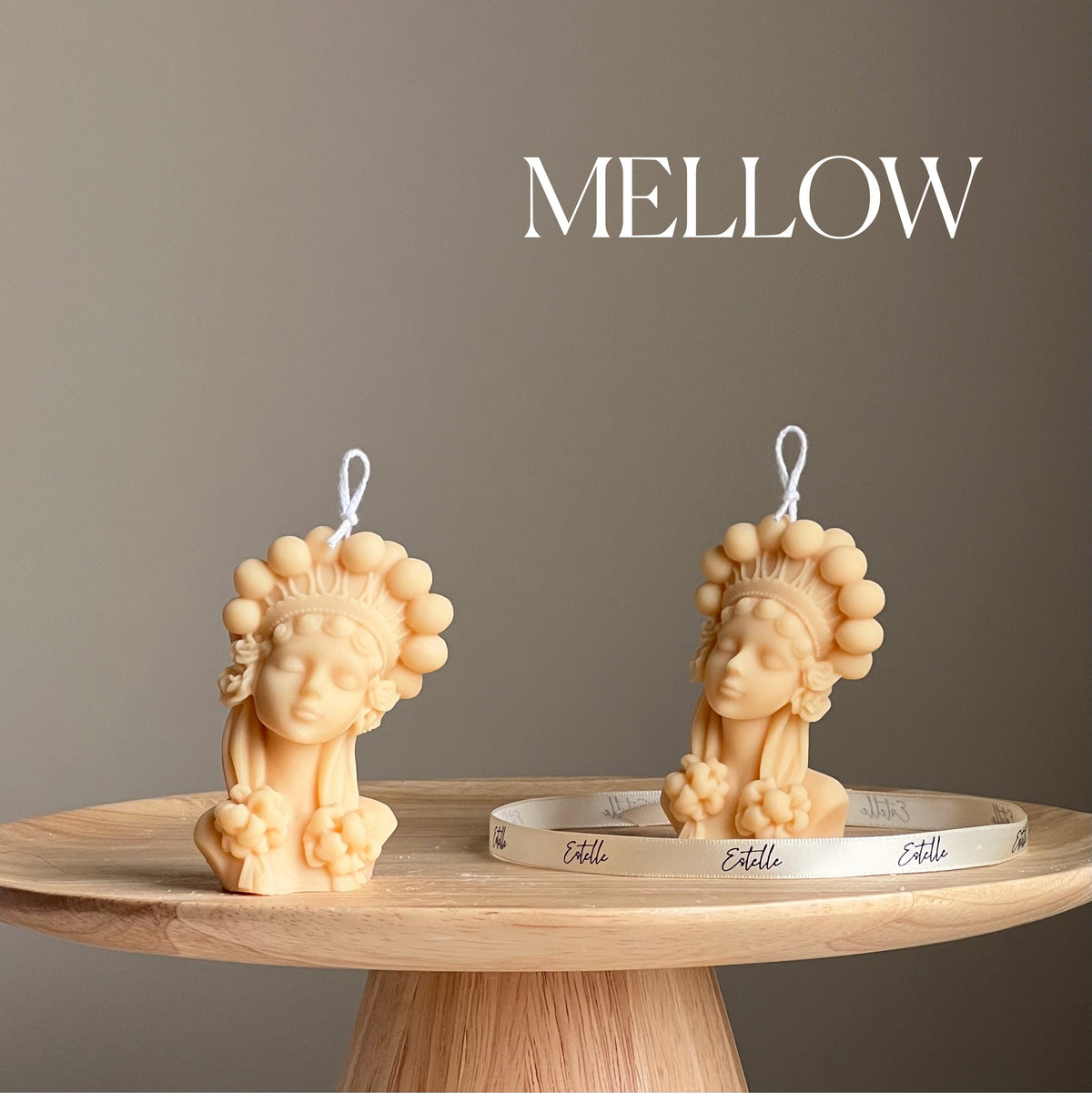 Handmade Soy Wax Lady Bust Candle | Home Decor