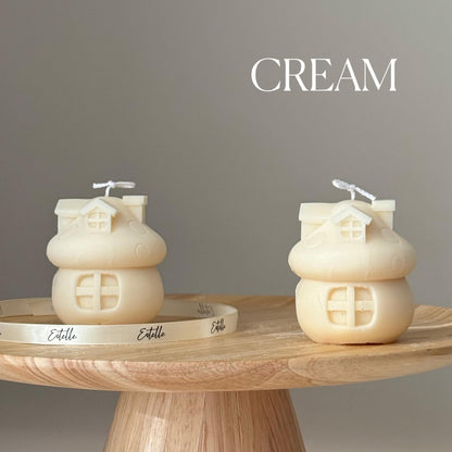 Tiny House Soy Candle: Hand-Poured Sculptural Art Gift
