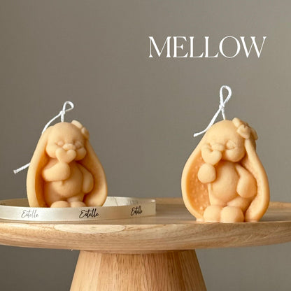 Tiny Bunny Soy Candle: Handmade Easter Decor