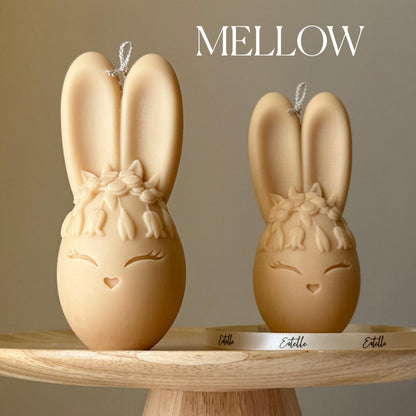 Bougie de Soja Lapin Œuf : Décoration Faite Main, Cadeau de Nouvelle Maison