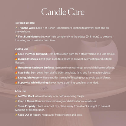 Clam Shell Soy Wax Candle in Jesmonite Vessel: Handmade Scented Candle