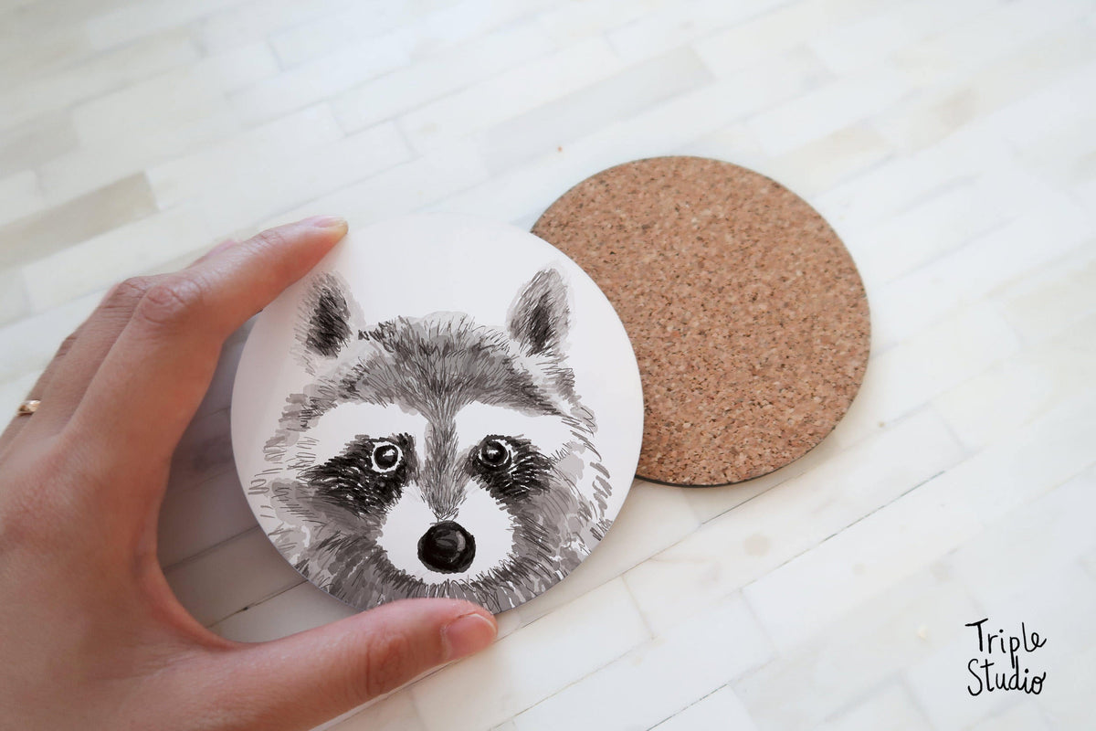 Raccoon Coaster