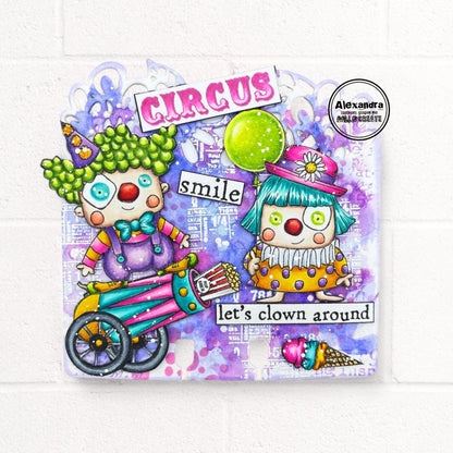 AALL and Create - Set de tampons A7 - Clown Around