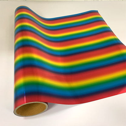 Vinyle de transfert à chaud Craft Multi-rayures (Flex Foil)