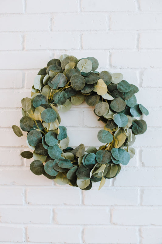 Kit de Couronne de Noël DIY en Eucalyptus