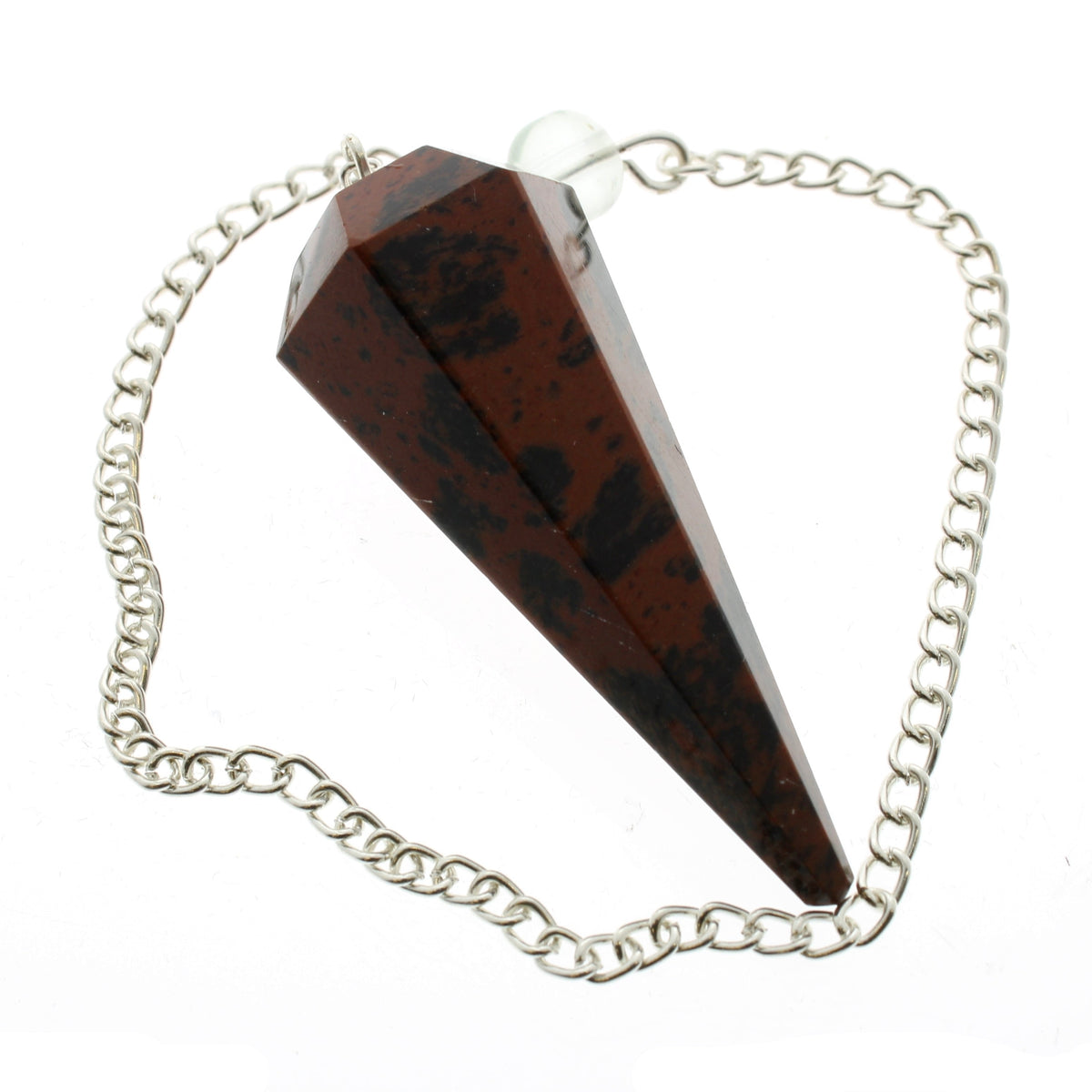 Mahogany Obsidian Pendulum 6 Facet & Bead - 3 Pack