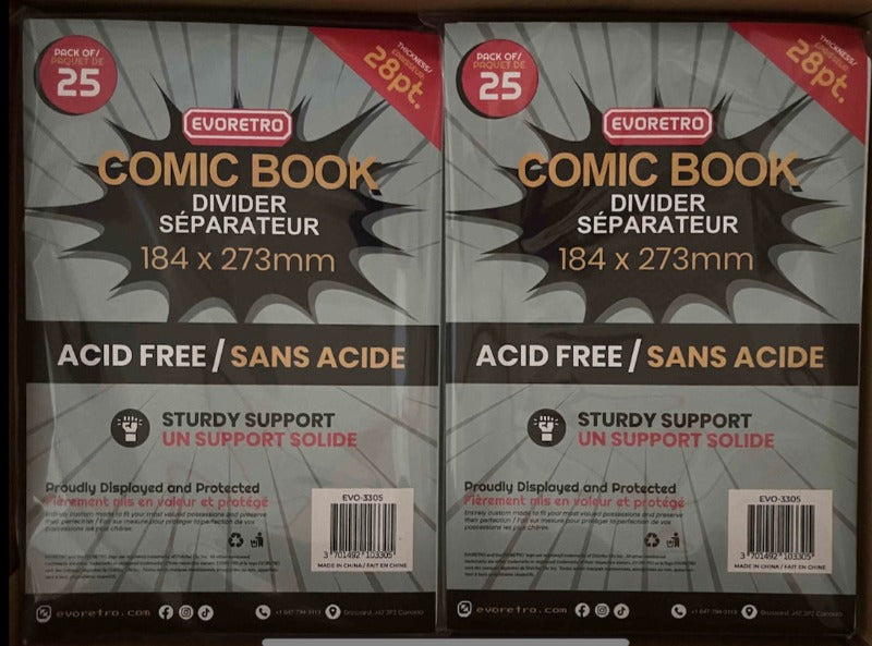 EVORETRO Remets Séparateur de bandes dessinées 28 PT