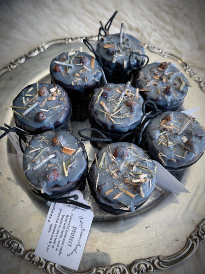 Protect Ritual Herbal Votive Candle