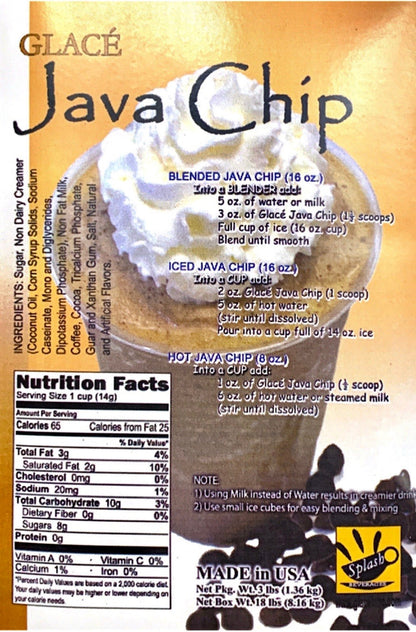 Java Chip 4 in1 Bubble Tea / Latte and Frappe Mix - Multi-Use Powdered Beverage Mix - Ships Free Within Canada on Orders Above CAD $199