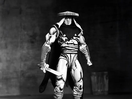 Teenage Mutant Ninja Turtles - Foot Elite Assassin (Variante Noir & Blanc Comics Mirage) Figurine Articulée