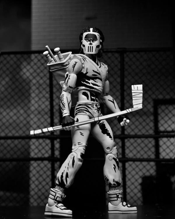 Tortues Ninja - Figurine articulée Casey Jones (Variante Comics Mirage Noir et Blanc)