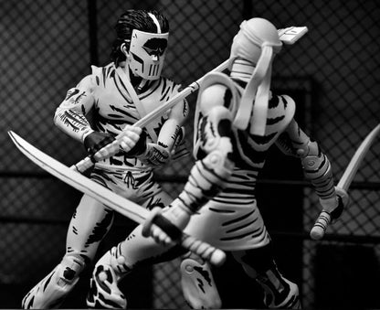 Tortues Ninja - Figurine articulée Casey Jones (Variante Comics Mirage Noir et Blanc)