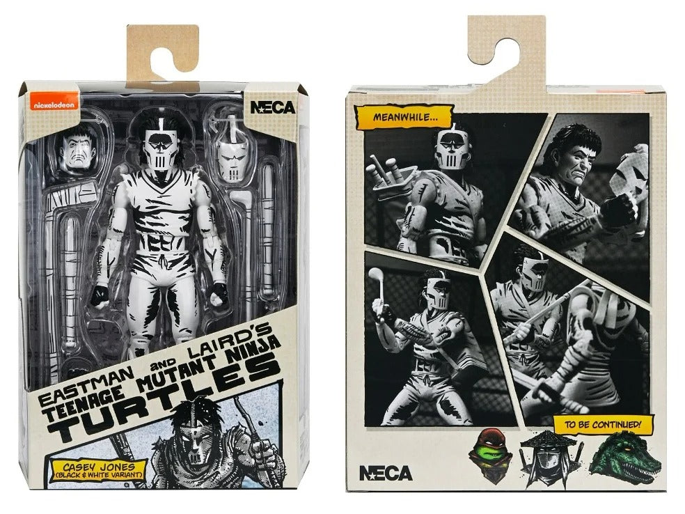 Tortues Ninja - Figurine articulée Casey Jones (Variante Comics Mirage Noir et Blanc)