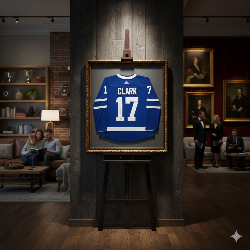 Wendel Clark Signed Adidas Toronto Maple Leafs Blue Jersey