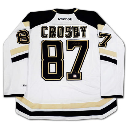 Sidney Crosby Autographed Pittsburgh Penguins White Jersey /87