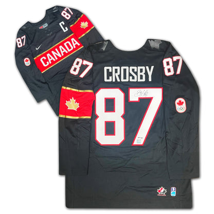 Sidney Crosby Signed 2014 Team Canada Black Jersey