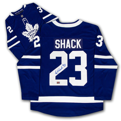 Eddie Shack Autographed Toronto Maple Leafs Blue Jersey