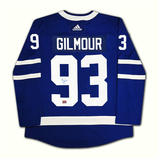 Doug Gilmour Autographed Toronto Maple Leafs Blue Jersey Blue