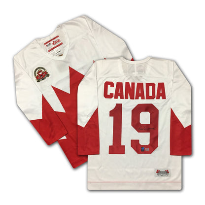 Paul Henderson Team Canada Autographed 1972 Summit Jersey White