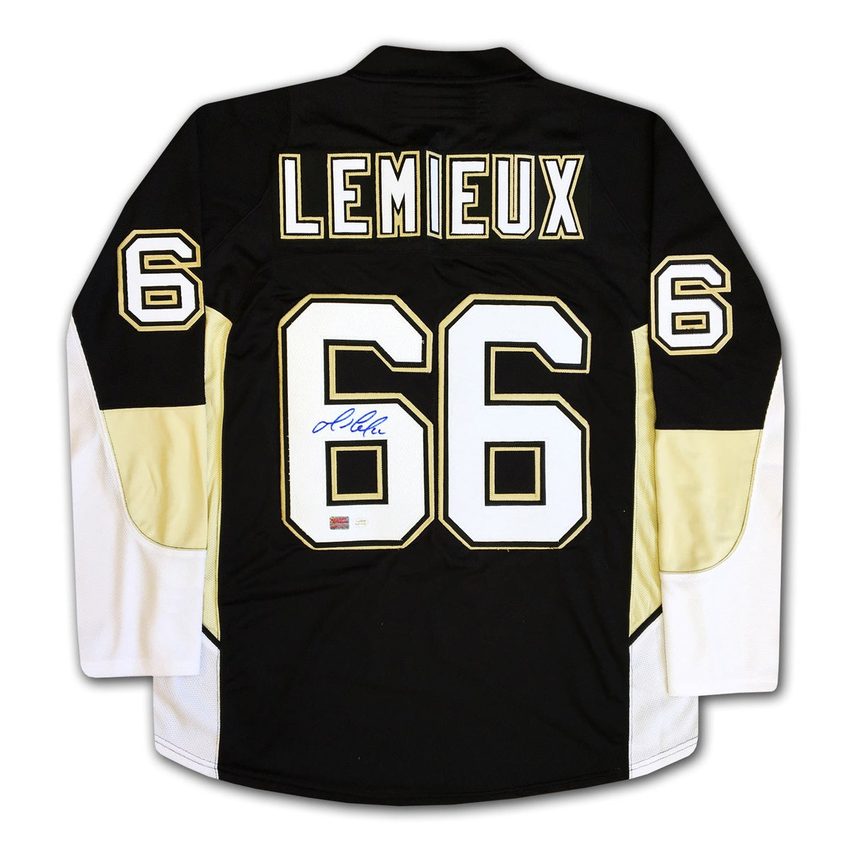 Mario Lemieux Signed Pittsburgh Penguins Black Jersey