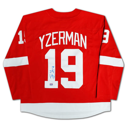 Steve Yzerman Autographed Detroit Red Wings Red Jersey