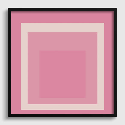 Josef Albers Inspired - Margot - 'Homage to the Square' Giclee Print: Mid-Century Modern Art