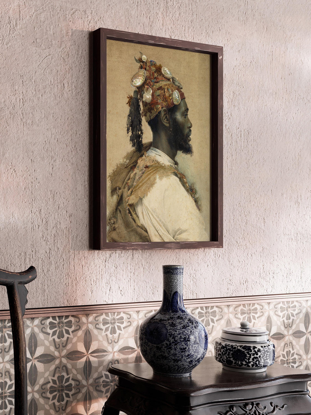 Josep Tapir√≥ Bar√≥ - Moorish Man 2 | Famous Orientalist Art (available handframed or unframed)