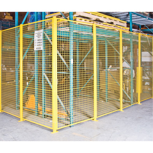Wire Mesh Partition Components - Universal Posts, 10-1/4' H
