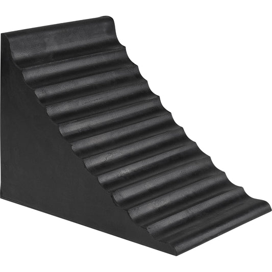 Cale de roue, 25 cm x 18 cm x 19 cm, noire