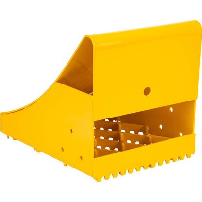 Ice Chocks, Steel, Yellow, 8-1/16" W x 10-5/8" D x 8-13/16" H