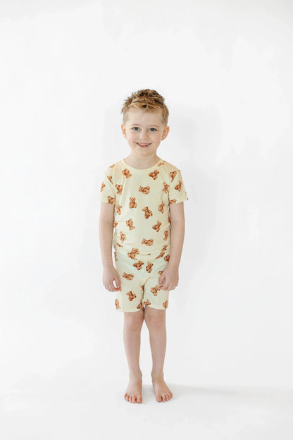 Kids Teddy Bear Long Sleeve Pajama Shirt
