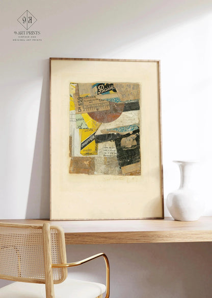 Kurt Schwitters C 31 Impression Giclée : Art du collage dadaïste