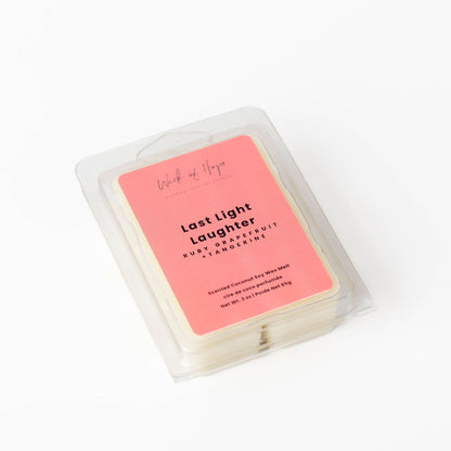 Galet de cire fondante Dernier Rire Crépusculaire | Pamplemousse Ruby + Mandarine