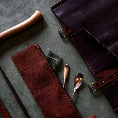 WITLOFT | Pochette à outils classique en cuir d - Marron foncé