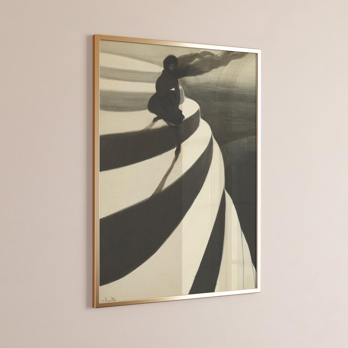 L√©on Spilliaert "Vertigo" Art Print: Dark Academia Symbolist Wall Art