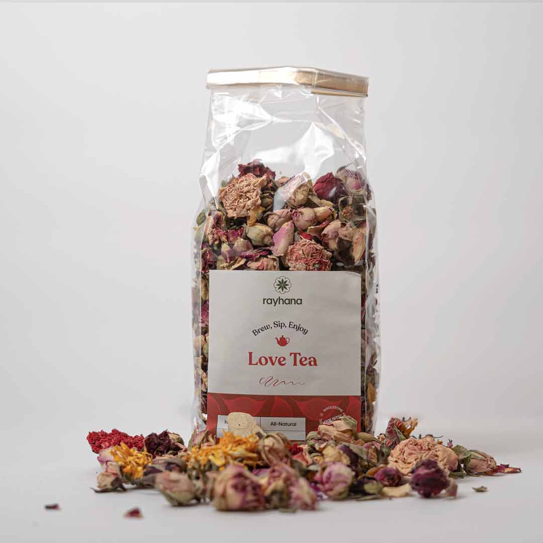 Love Tea – Infusion de pétales et boutons de roses mélangés par Rayhana