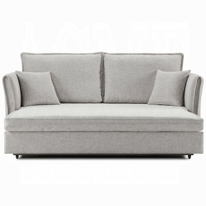 Canapé-lit avec rangement Oran (taille condo) – Gris