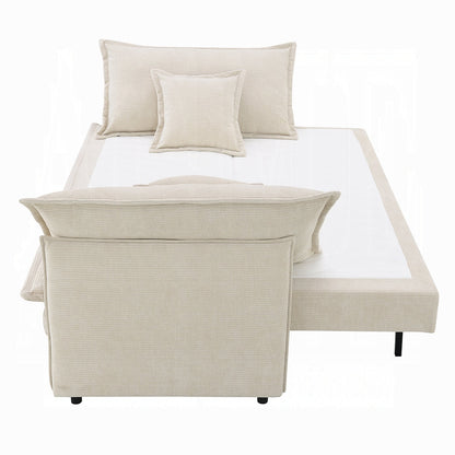 Canapé-lit Faro avec rangement - Beige